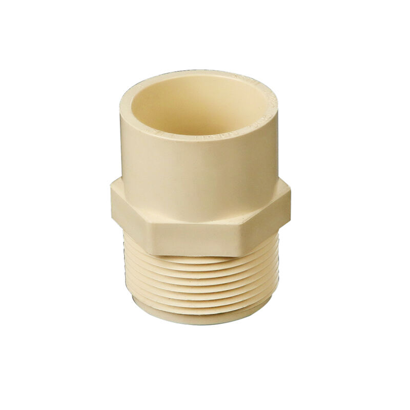 Provedor Chino CPVC ASTM D2846 Adaptador Macho Roscado para Suministro de Agua