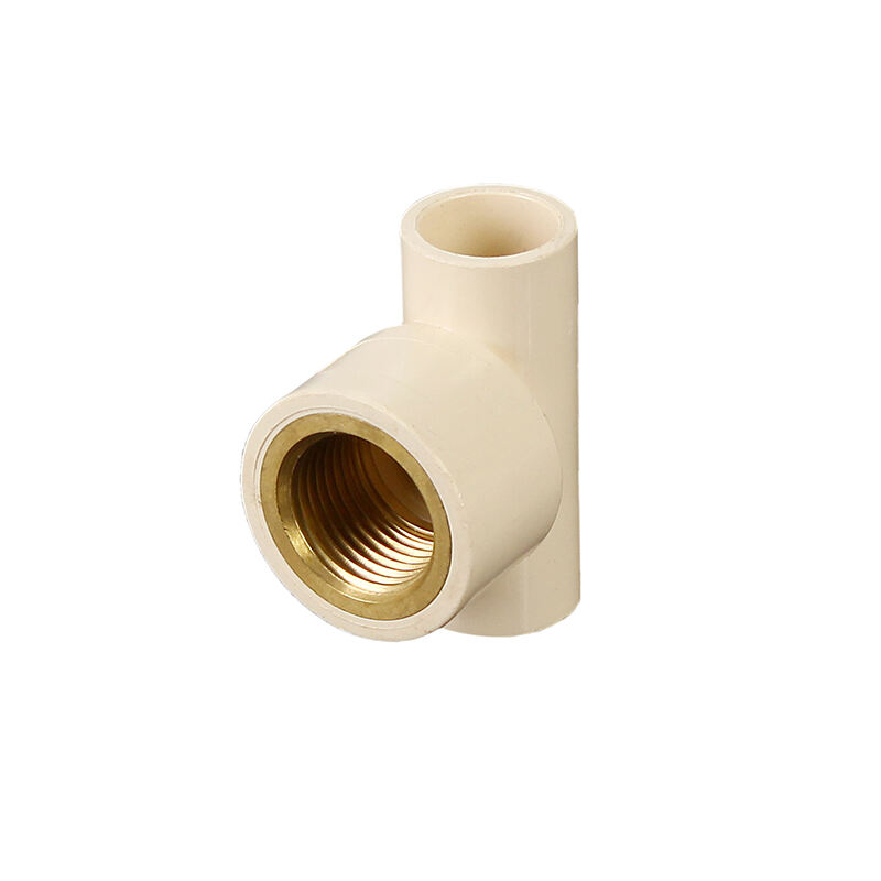 High Quality OEM Support CPVC Reducing Tee Brass Thread Pipe Fittings ASTM D2846