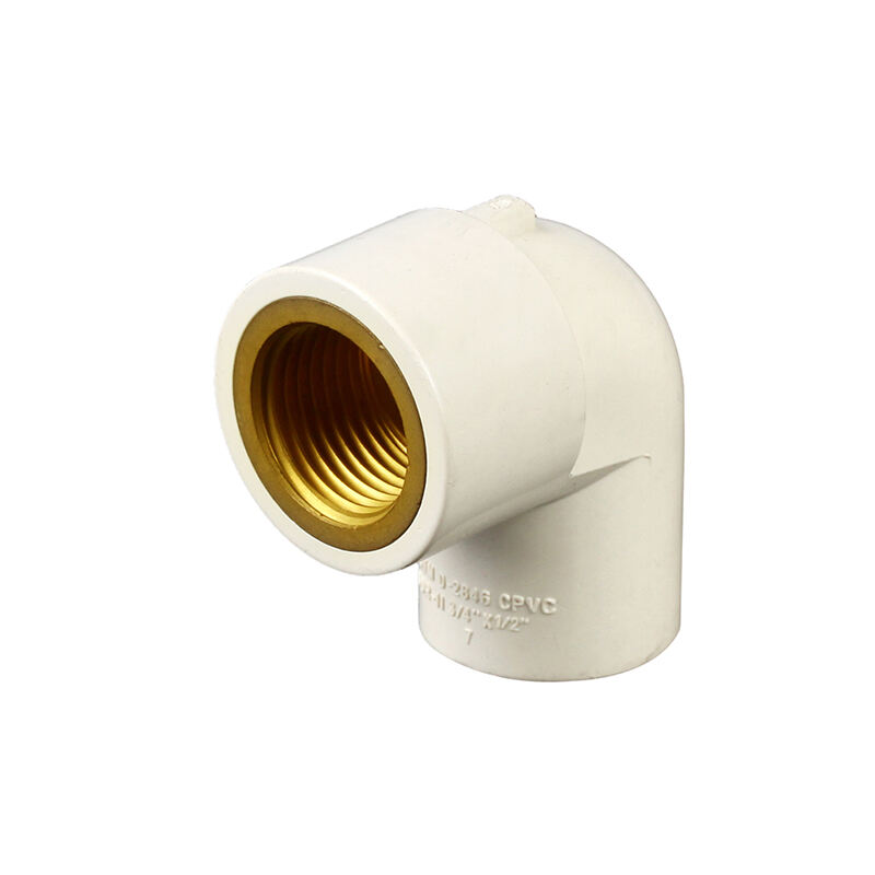 CPVC 90 degree reducing elbow plastic pipe fittings copper internal thread 