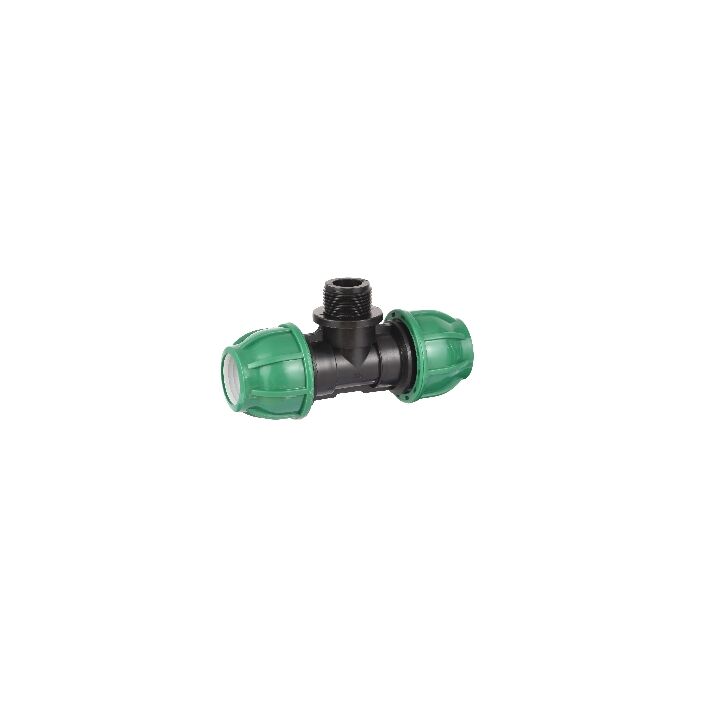 PPC MALE TEE PP Compression Fittings Irrigation Water Pipe Fittings