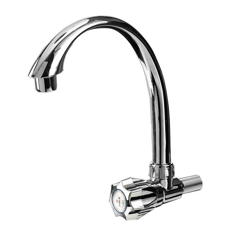 HongKe Chrome Sink Cock ABS Kitchen Faucet Air Bibcock Sliver Sri Lanka