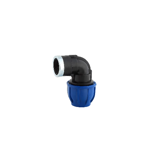 PP Female Elbow Pipe Fitting Flexible Application Finely Processed Philippines