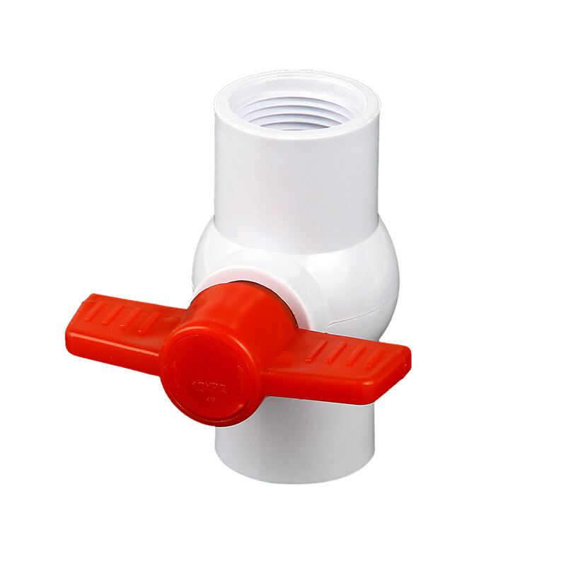 ANSI Pvc Ball Valve Free Sample Red Butterfly Handle Wholesale Homeker