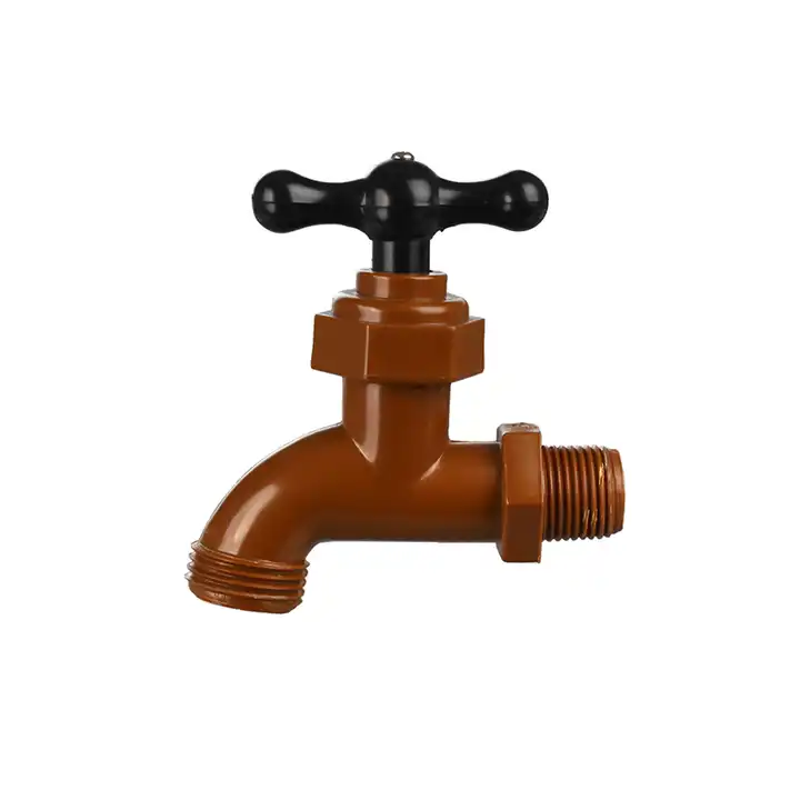 HongKe PVC Hose Bibcock Brown Color PVC Faucet Easy and Simple to Handle Brazil 