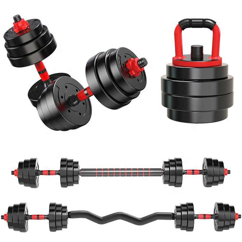 Household Weights Gym Fitness Equipment Kettlebell 40kg Free Weights Dumbbell Adjustable And Barbell Set For Body Building