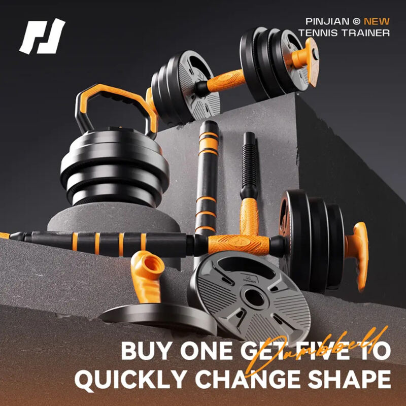 Dumbbell Barbell Kettlebell Set 5-in-1 Free weights body building custom logo 10-40kg adjustable weights dumbbell sets