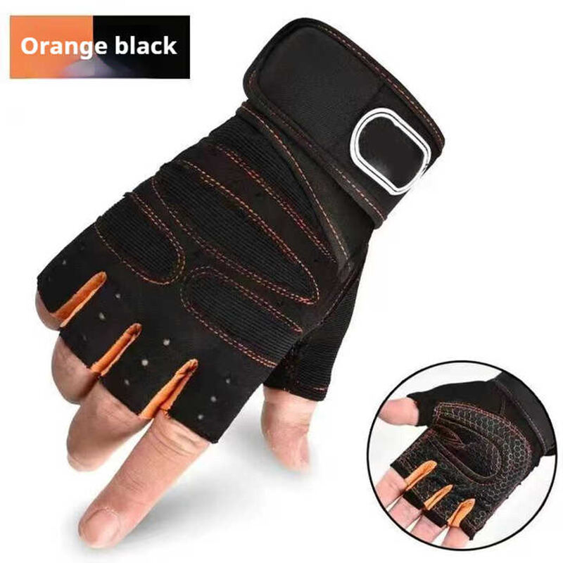 Wrist Support Gym Training Fitness Workout Gloves Weightlifting Gloves for Heavy Exercise Body Building