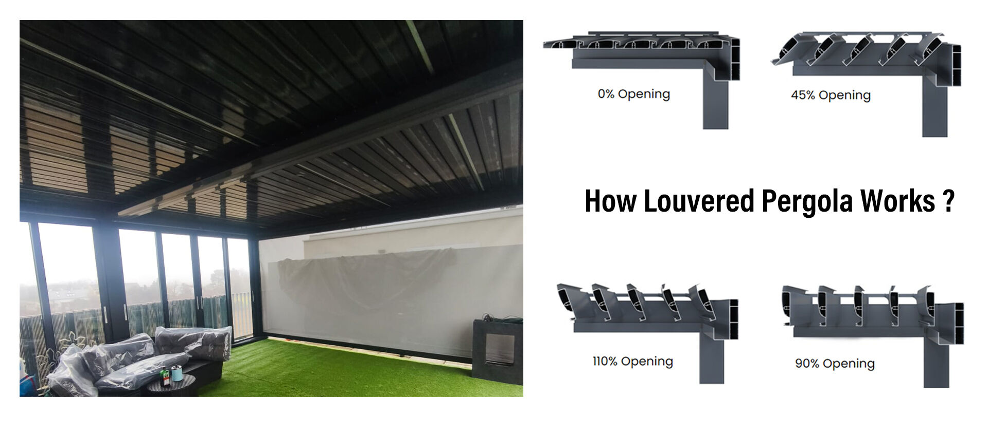 Austrian customers leisure space on the rooftop