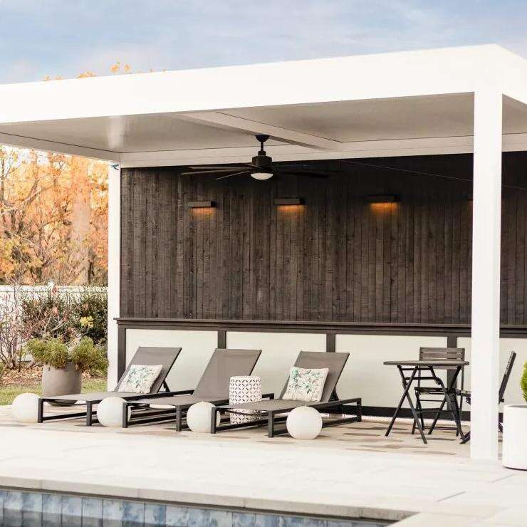 Pergola-Specific Hanging Electric Fan Gentle Breeze for Summer Comfort
