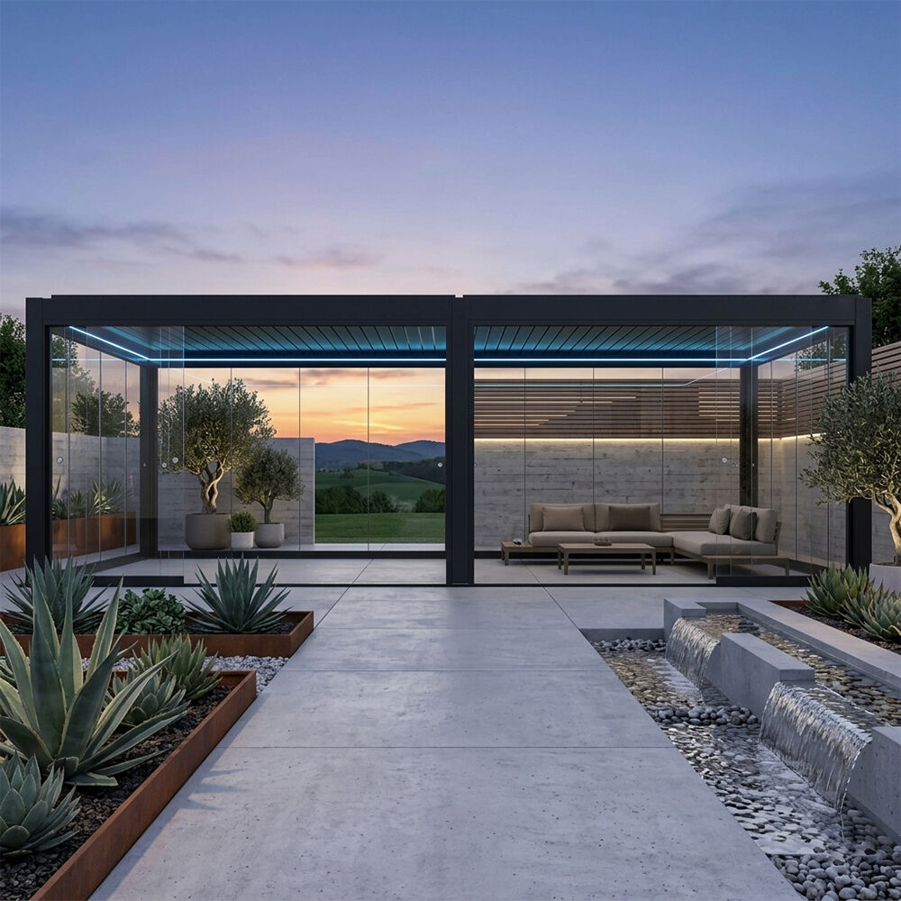 Découvrez la nature comme jamais auparavant avec notre toiture de pergola en aluminium