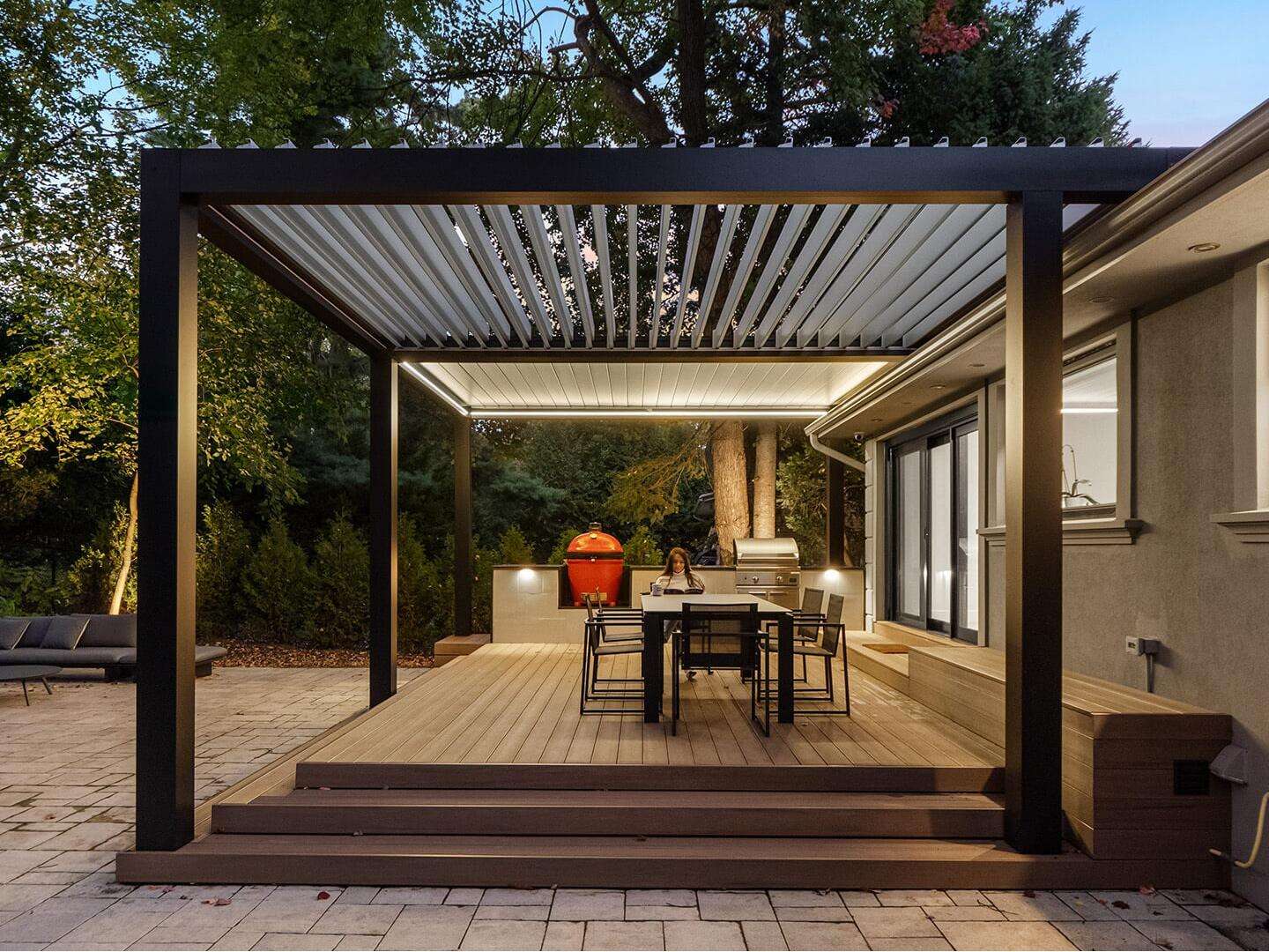LED strip light for Aluminum Pergola