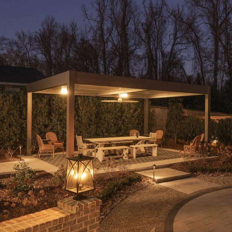 Pergola-Specific Hanging Electric Fan Gentle Breeze for Summer Comfort