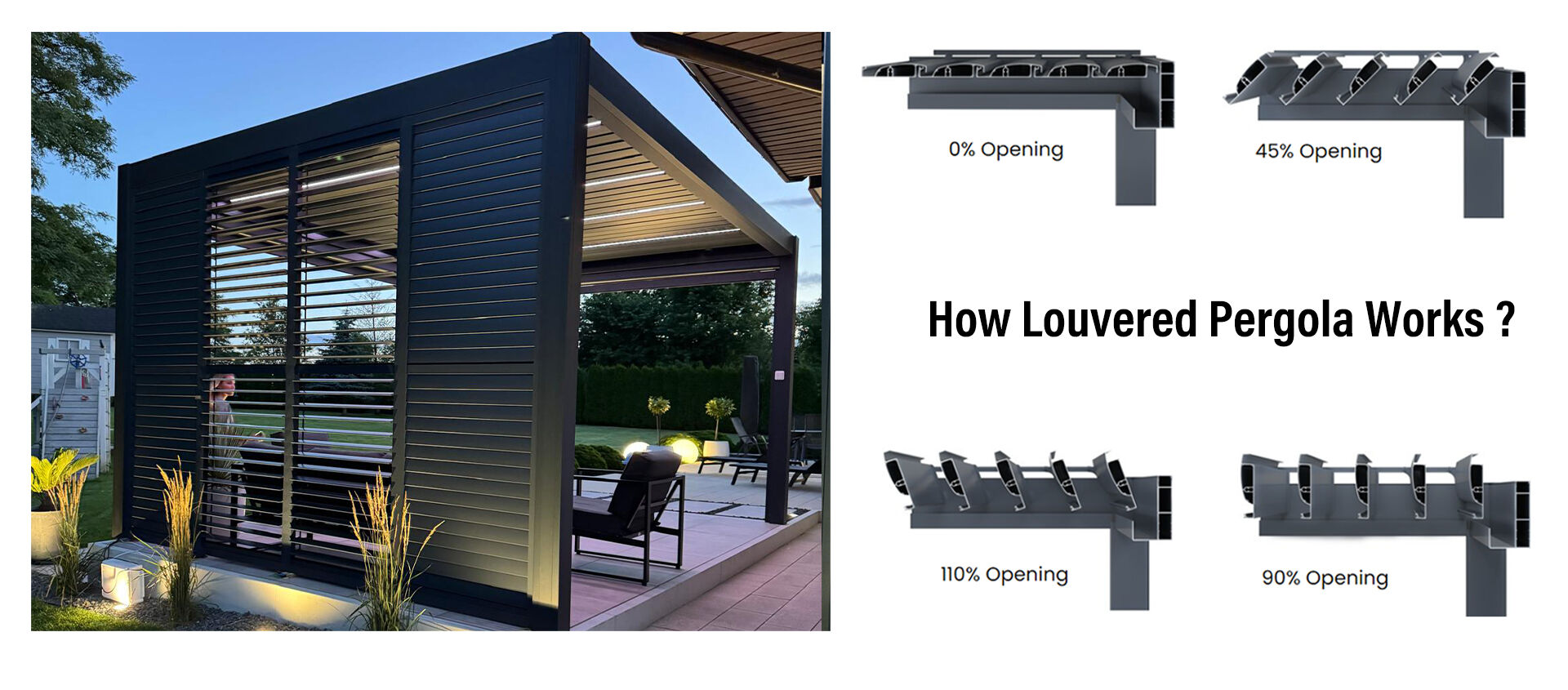 The Dutch client's leisure house pergola