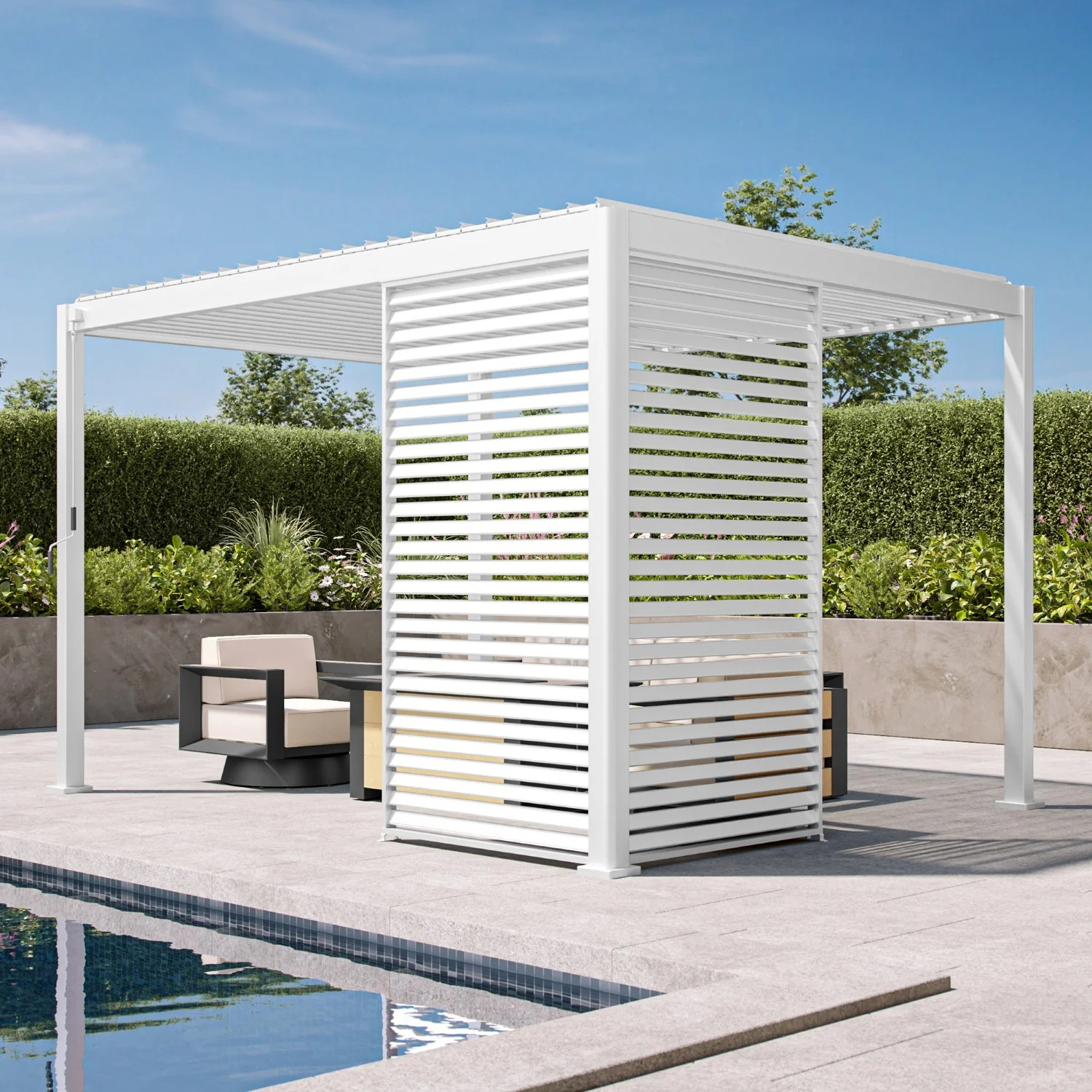 Why Is a Louver Pergola Ideal for Shade and Ventilation Control