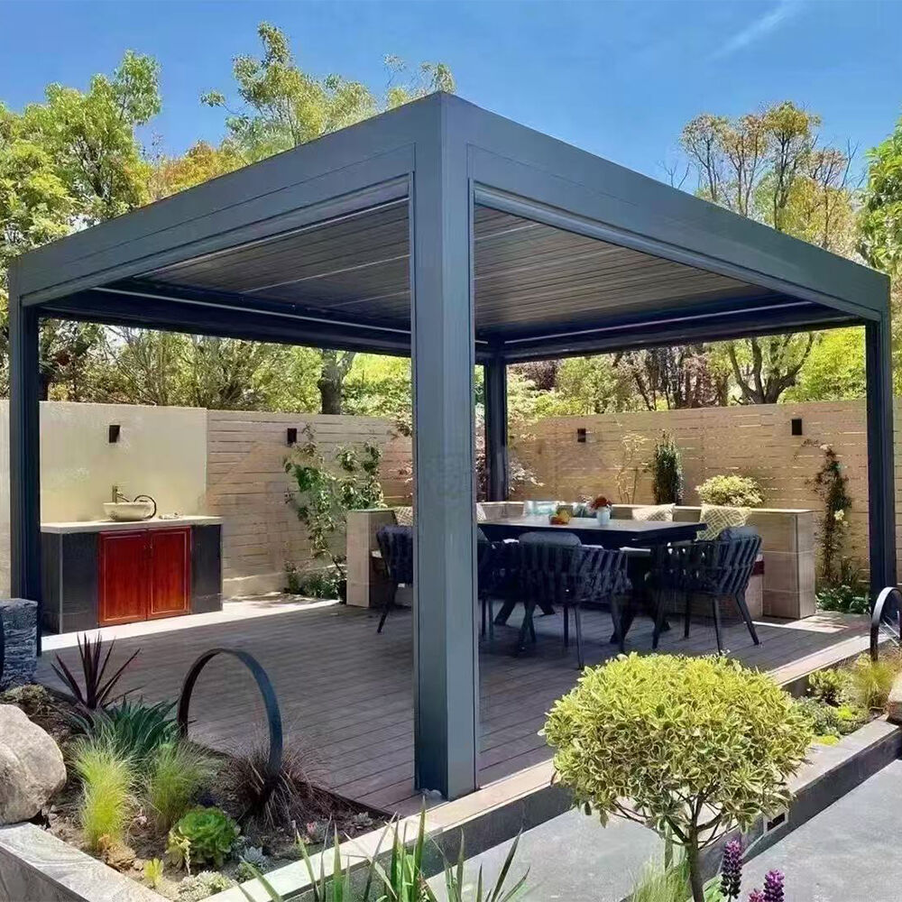 Pergolas en aluminium sur mesure haut de gamme pour votre cour