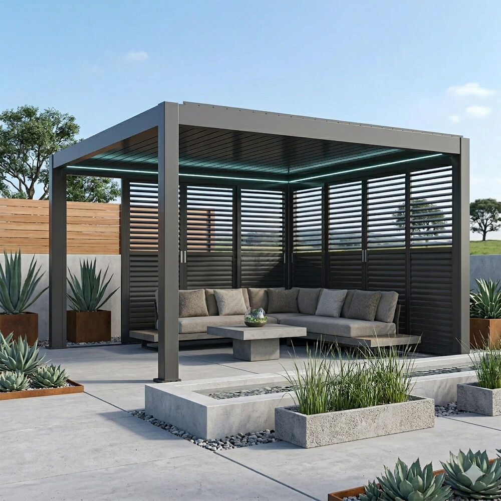 Transformez votre espace extérieur avec les pergolas en aluminium IKESTEEL