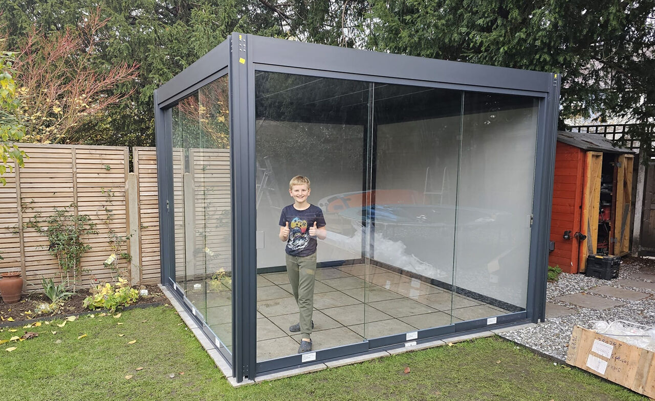 A Compact Pergola That Brings Big Family Moments