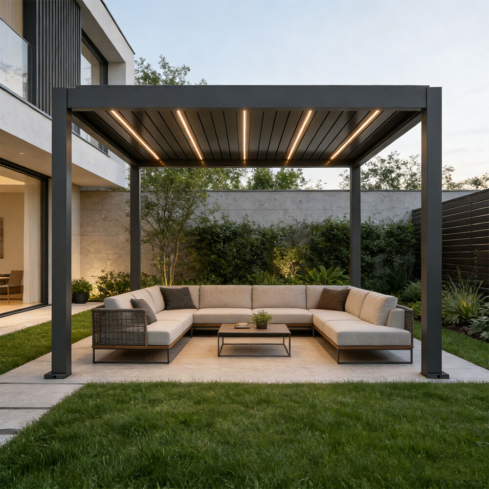 Pergolas en aluminium sur mesure haut de gamme pour une vie moderne