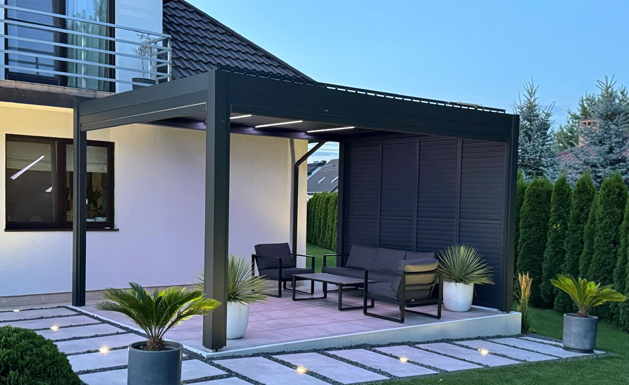 The Dutch client's leisure house pergola