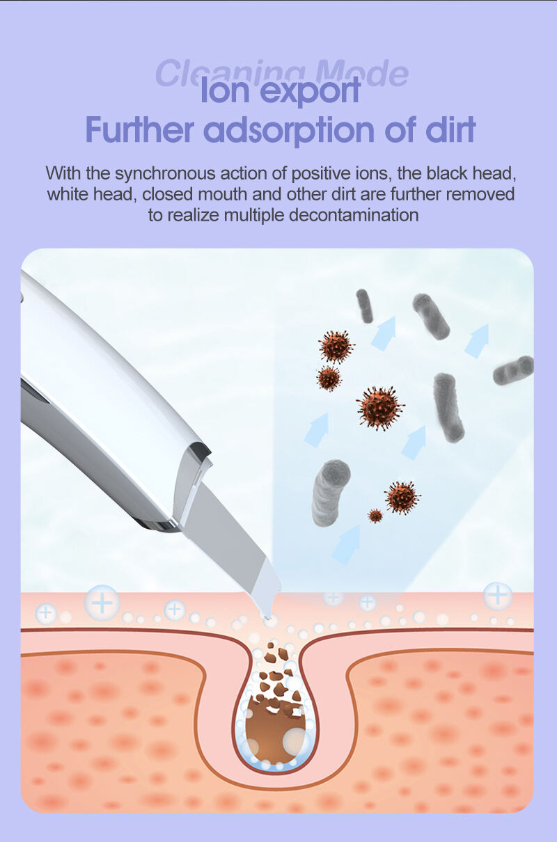 EMS+Ultrasonic Skin Scrubber details page