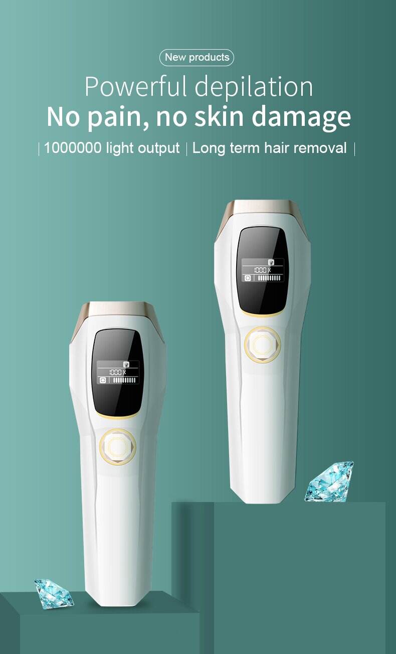 Portable Laser Epilator Hair Removal Device 