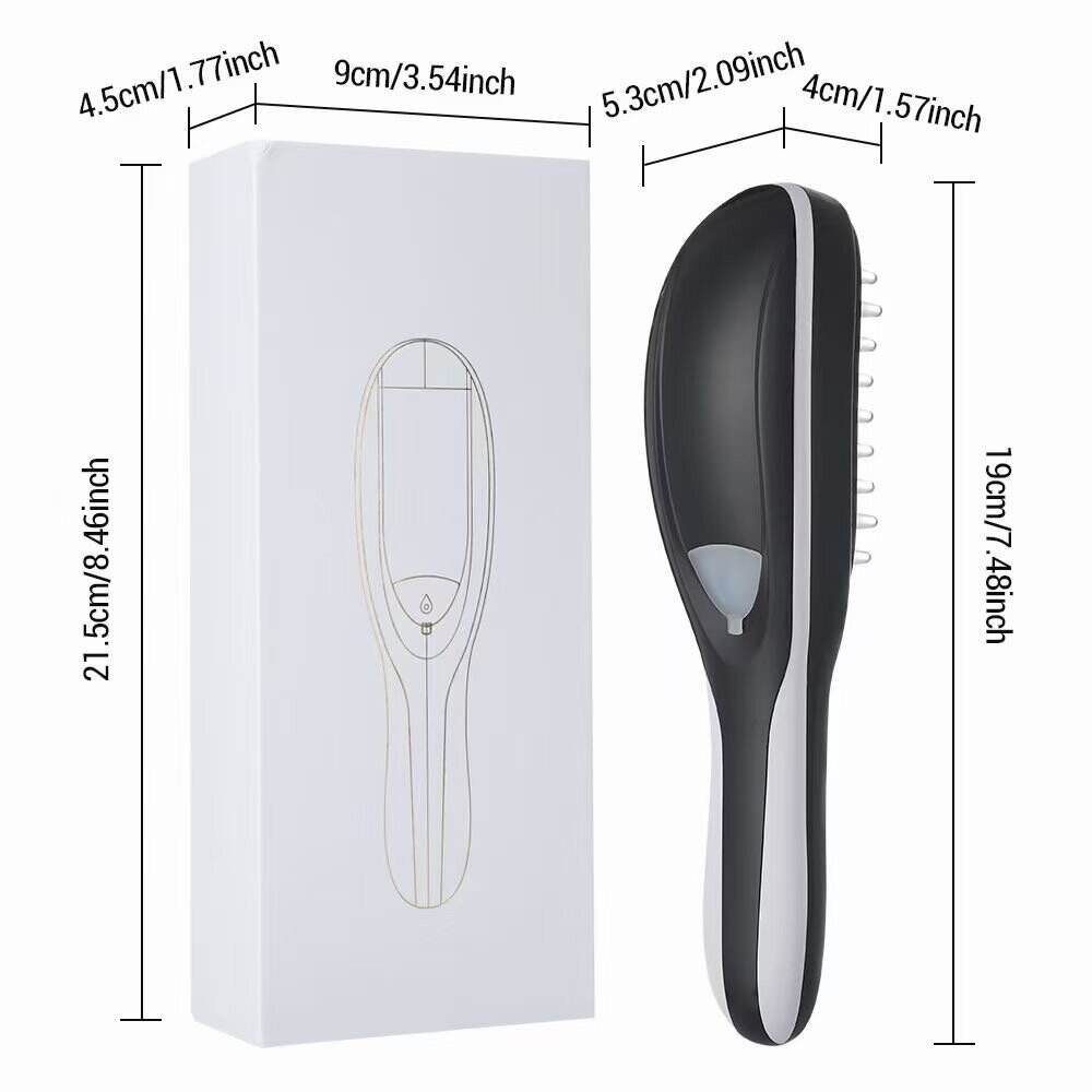 Hair Growth Scalp Care Electric Massage Comb Led Therapy Vibration Hair Comb