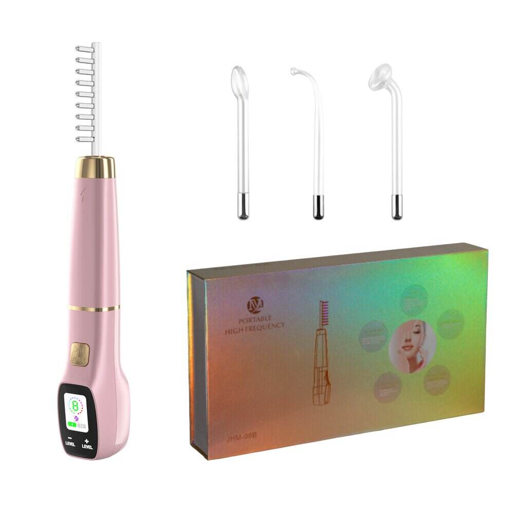 High Frequency Facial Wand Portable Skin Care Facial Wand with Comb 