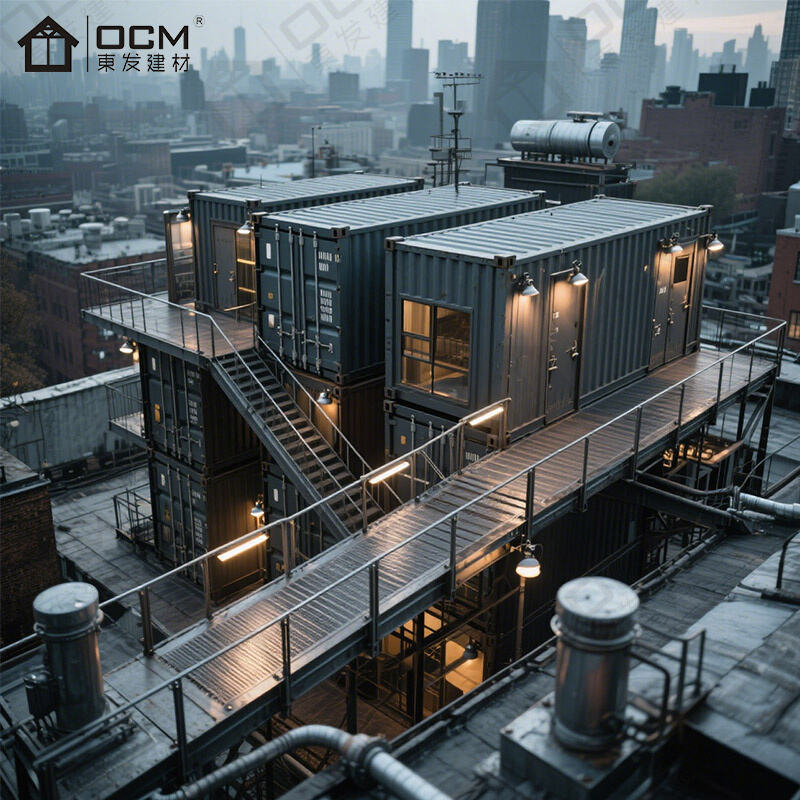 OCM 20フィートシャッピングコンテナホーム：作業員宿舎・緊急避難所・耐久性に優れた建設現場向け住居