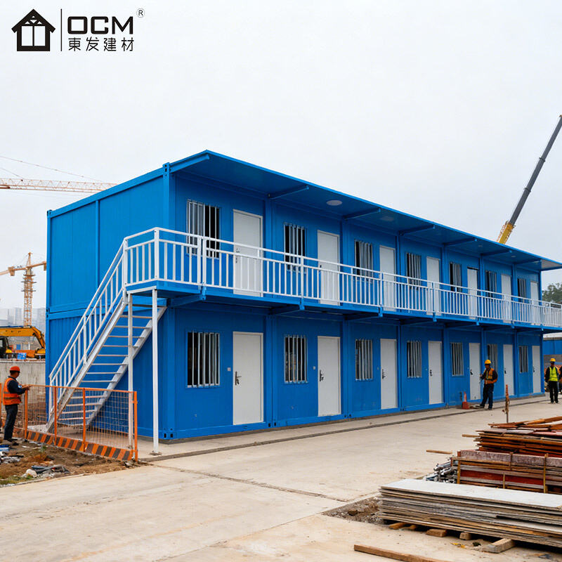 40フィート経済的フラットパックコンテナハウス - OCM 予算重視の大規模ソリューション