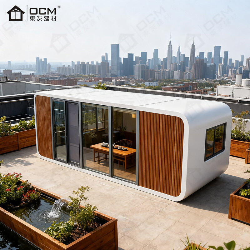 OCM 40フィート プレミアムファミリー向けアップルキャビンハウス 永久居住用エディション