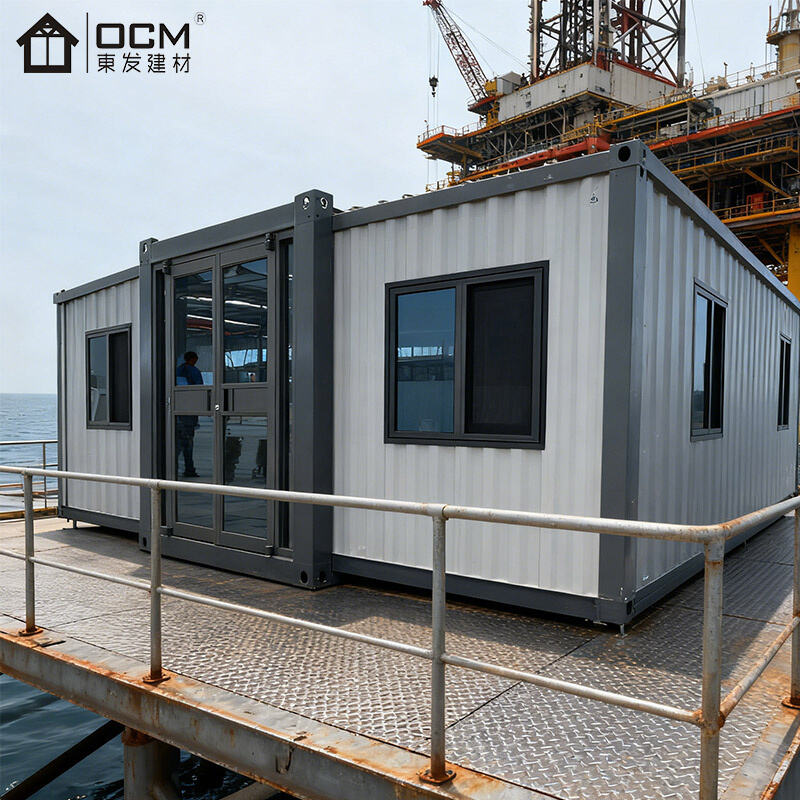 OCM 30フィート拡張式コンテナ作業員キャンプ：建設現場チーム向けの耐久性に優れた現地宿舎