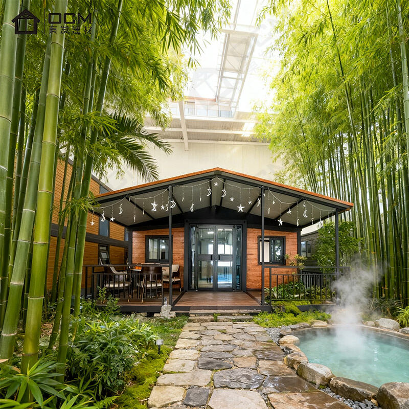 OCM 20フィート拡張式コンテナホーム：小規模家族やグランピングリゾート向けの快適な携帯型居住空間