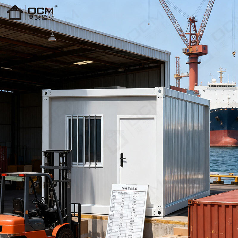 40フィート遠隔地プロジェクト向け脱着可能コンテナハウス - OCM オフグリッド多目的ソリューション