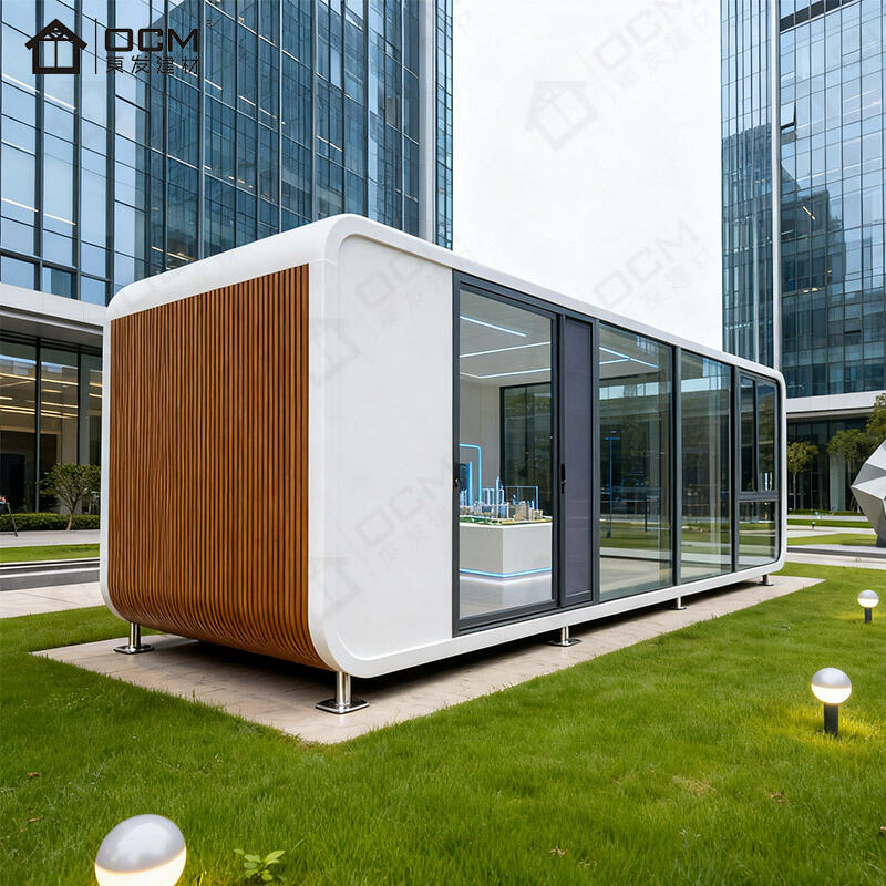 OCM 20フィート 多機能アップルキャビンプレハブハウス 商業オフィスエディション