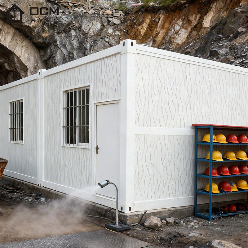 X型20フィート折りたたみ式建設用コンテナハウス - OCM 作業所迅速展開ソリューション