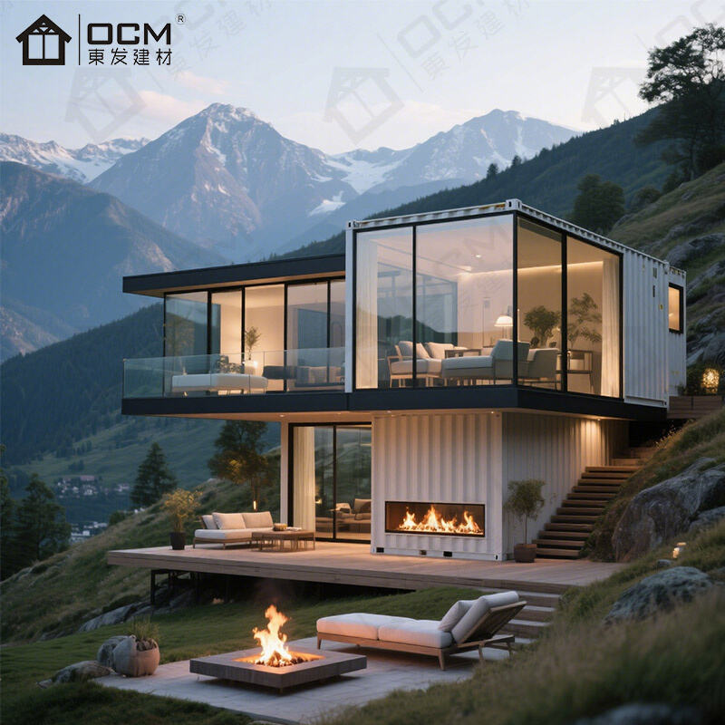 OCM 40フィートラグジュアリー・モダンシャッピングコンテナホーム：バケーションやプレミアムな生活を実現するハイエンドコンテナヴィラ