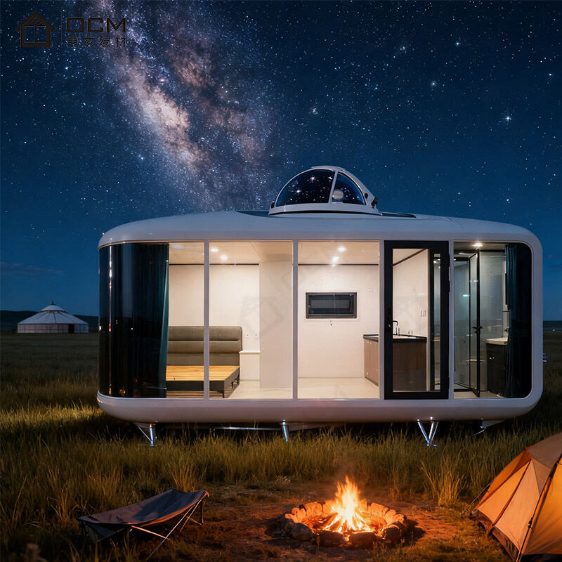 OCM 20フィート ラグジュアリーアップルキャビンハウス グランピングリゾートエディション