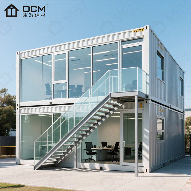 OCM 40フィートシャッピングコンテナライブ・ワークスペース：スタートアップ企業やフリーランス向けの小型アパート型二用途住宅