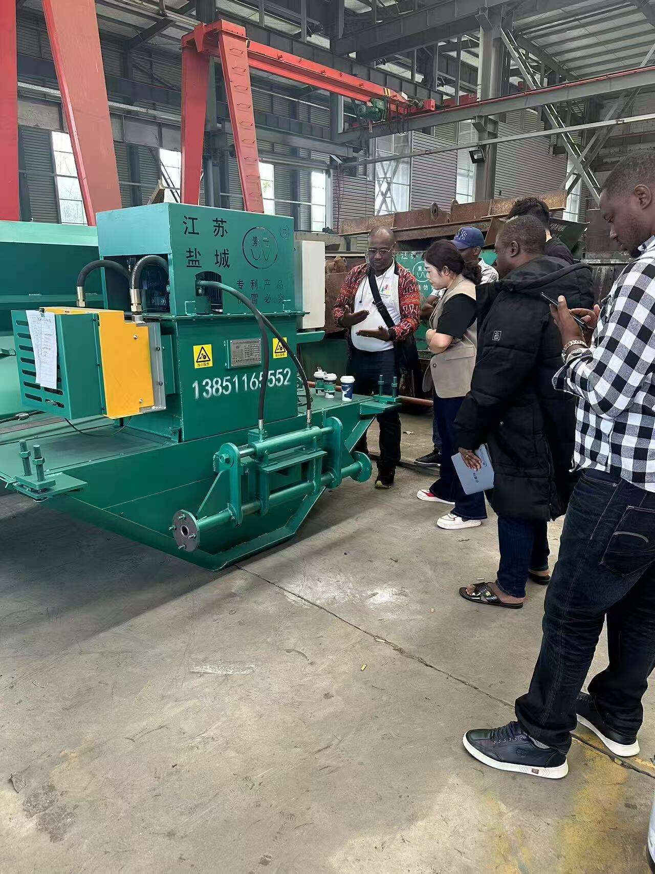 6 African Client Visits Our Factory and Signs Deal for Automatic Concrete Ditch Lining Machine.jpg