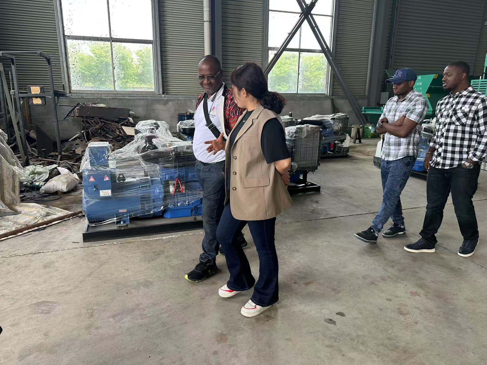 2 African Client Visits Our Factory and Signs Deal for Automatic Concrete Ditch Lining Machine.jpg