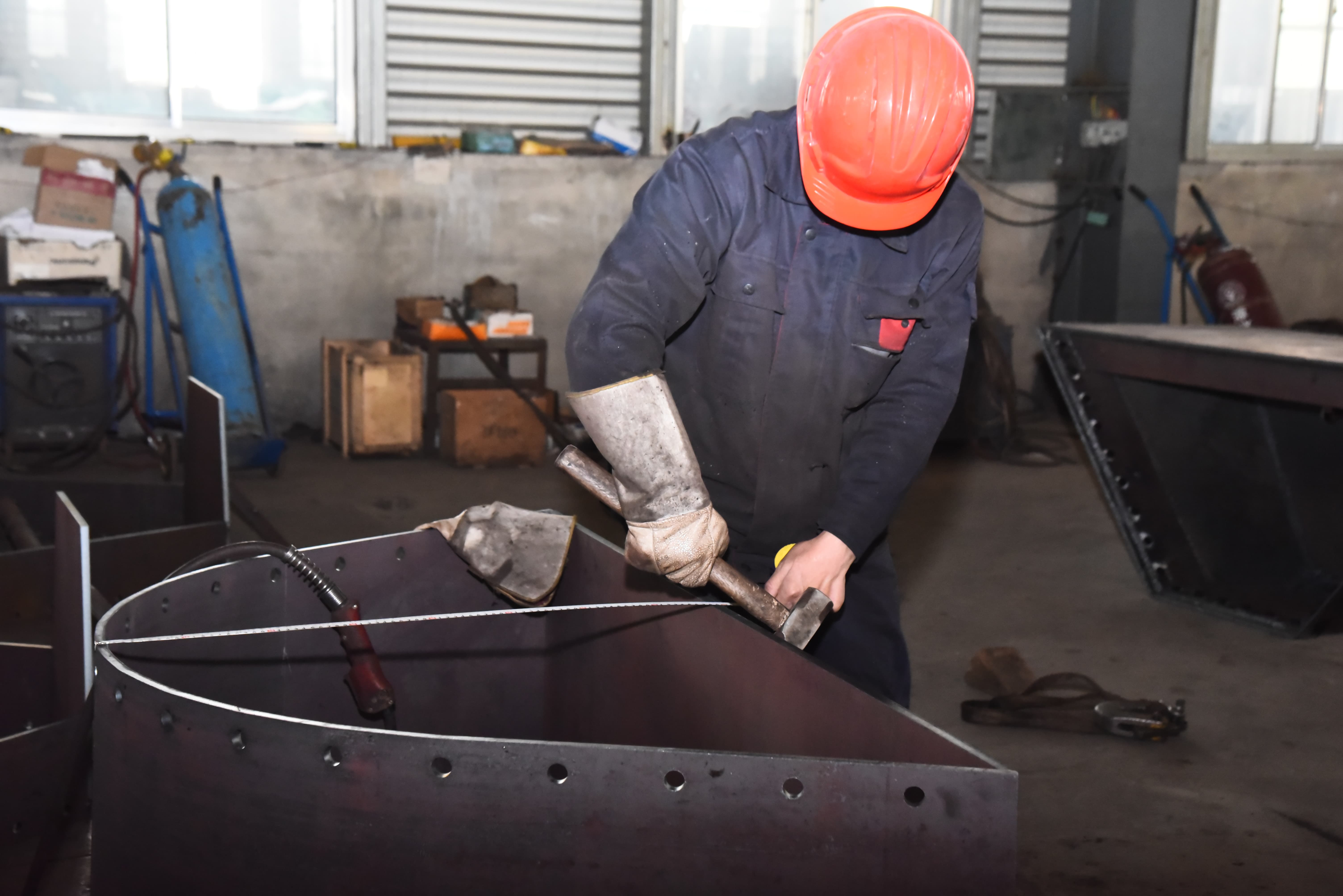 trapezoid ditch lining machine-7