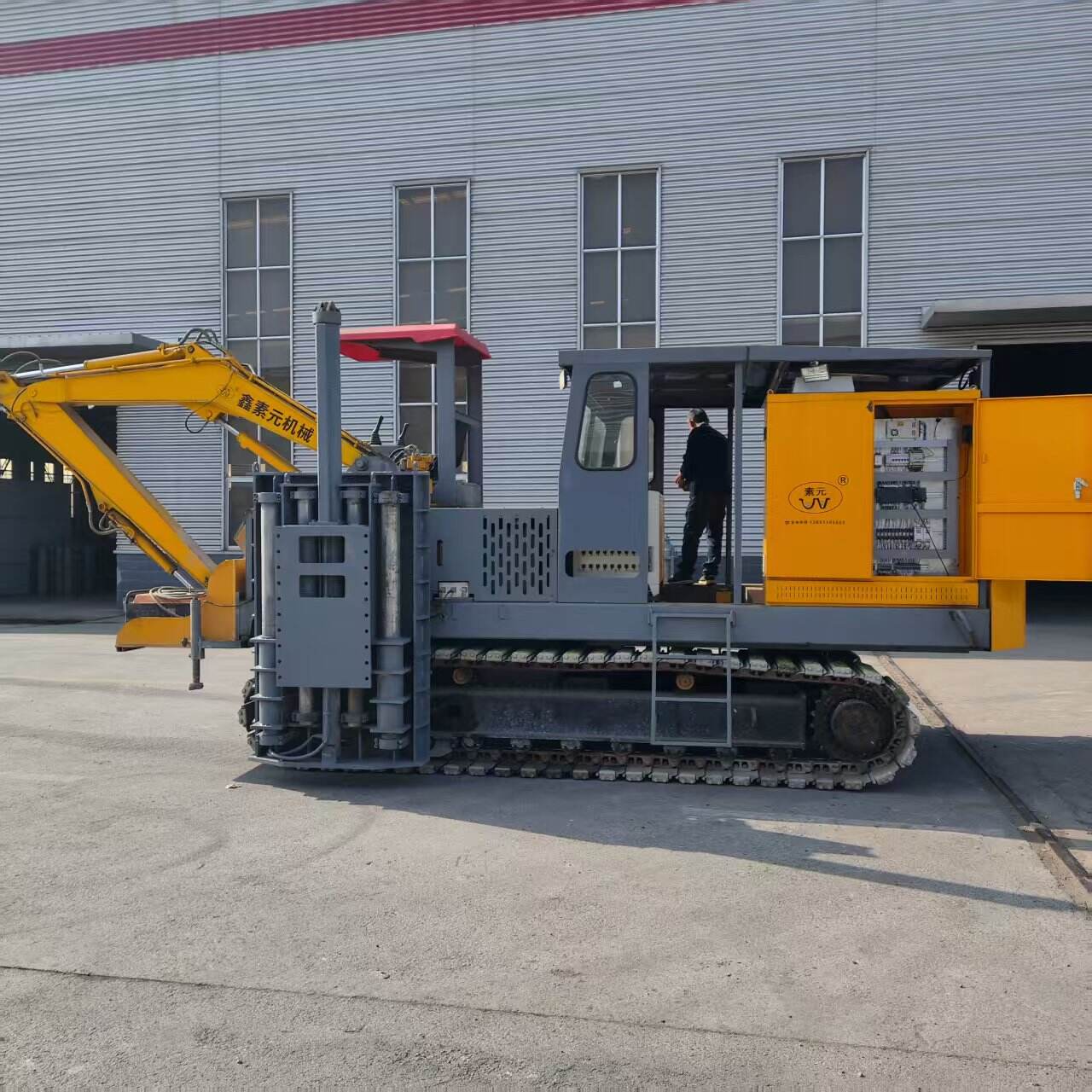 Heavy industry slipform paver machine concrete project machine drain ditch curbstone and guardrail forming machine