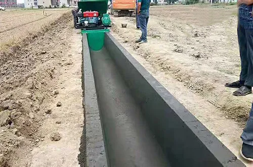 U Shape Ditch Lining Machine