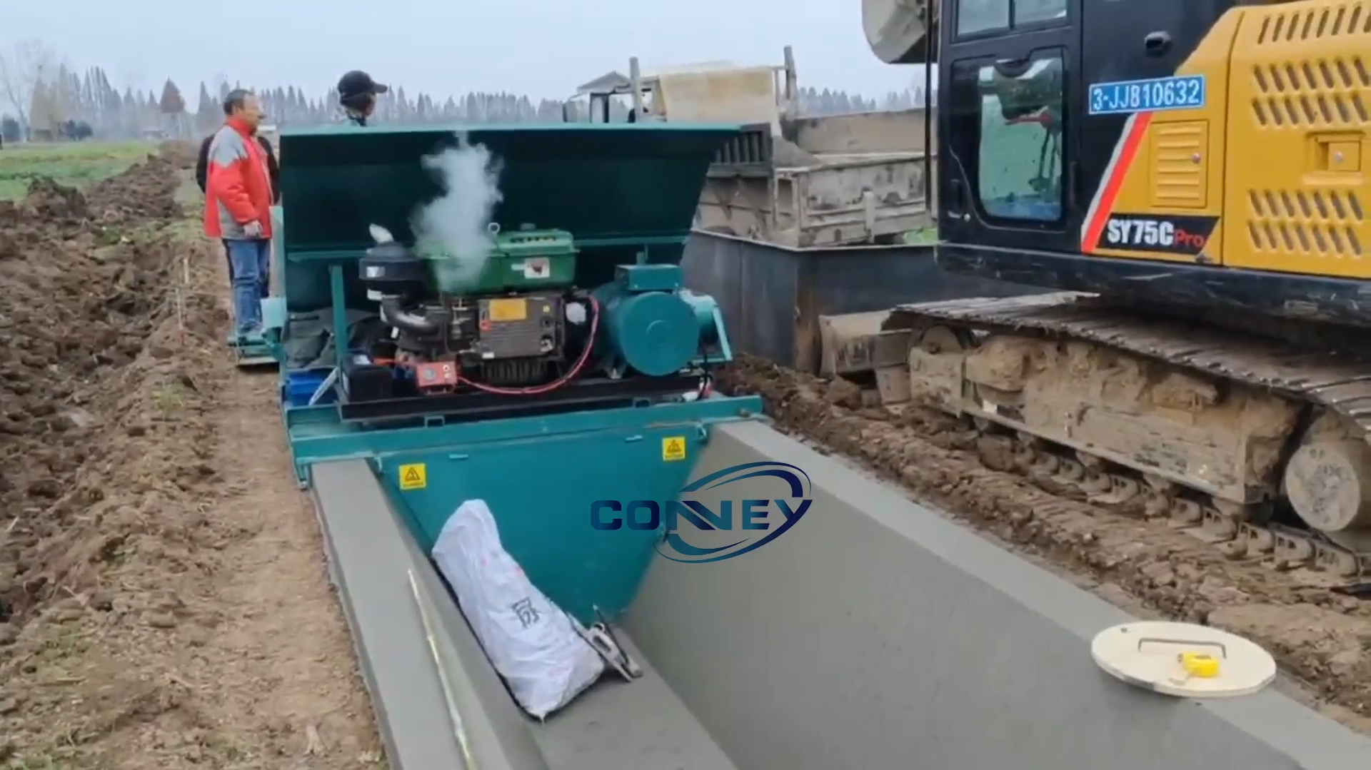 Trapezoid channel forming machine