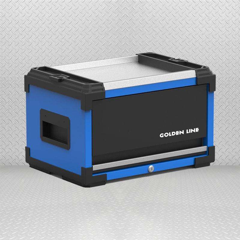 GL2102 Workshop Tool Trolley with Brake Wheels and Utility Tray