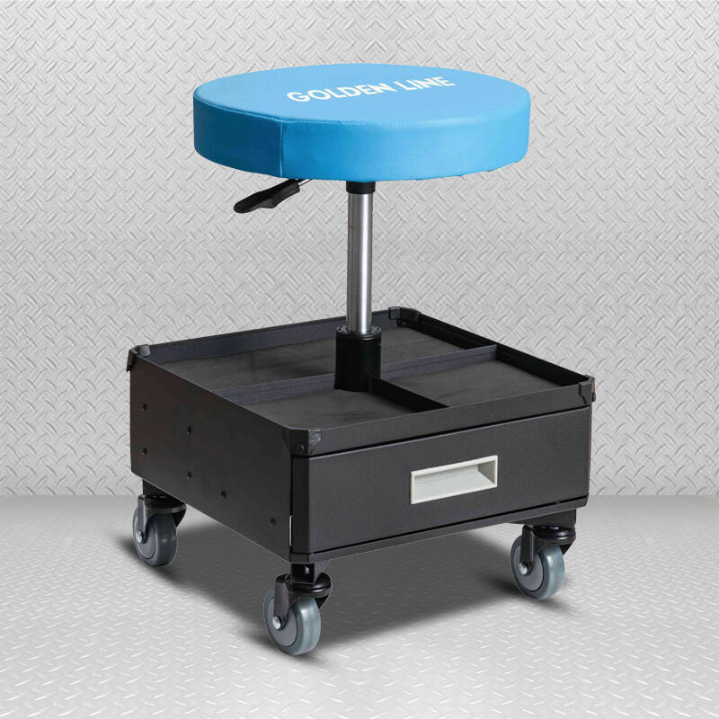 GL403 Tool Cart Creeper Seat With Drawers