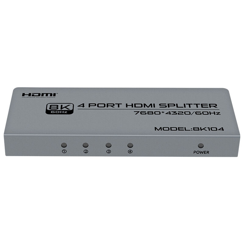 FJGEAR FJ-8K104 8K Ultra HD 1 in 4 out 4 port HDMI2.1 Splitter