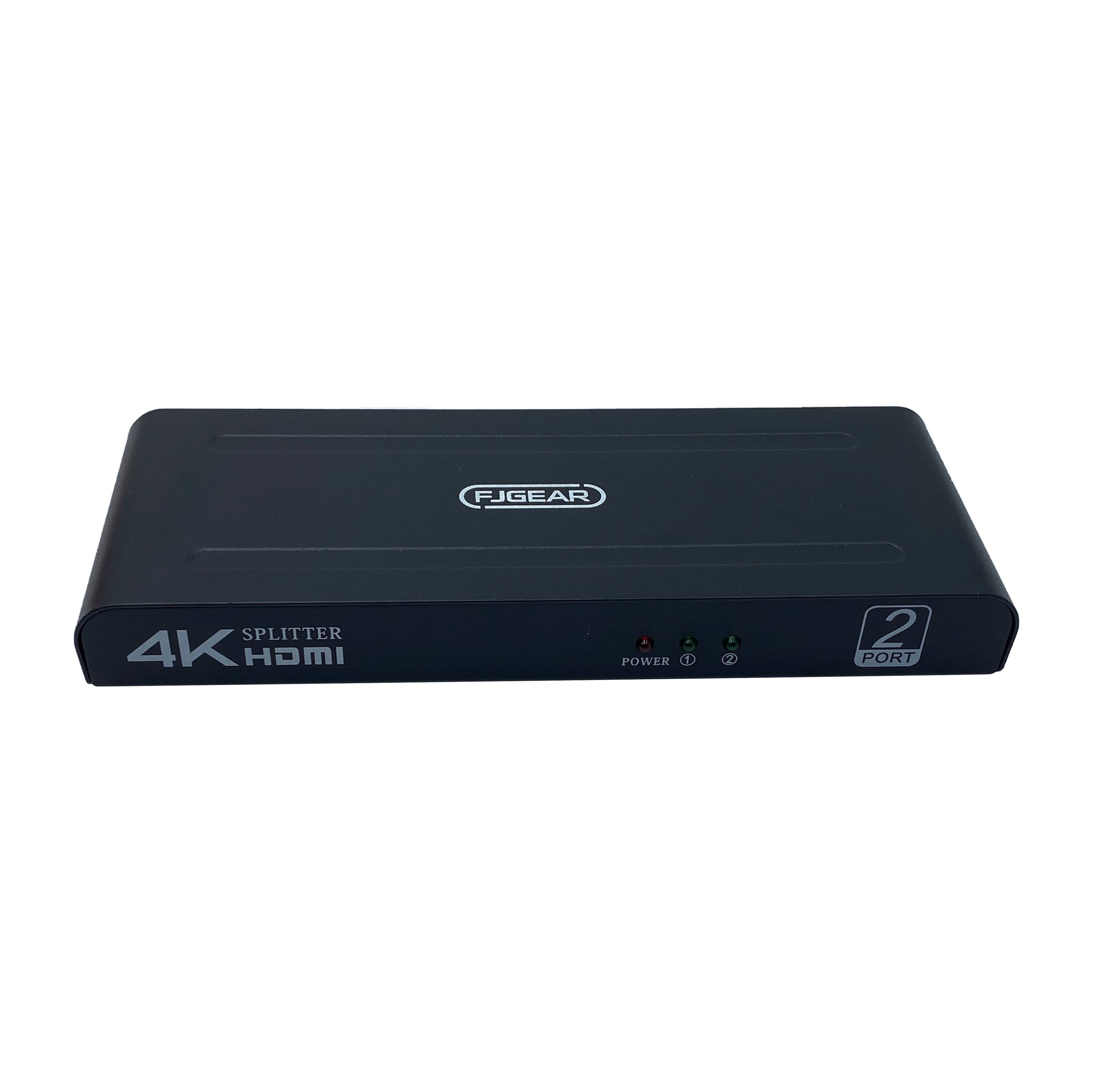 FJGEAR FJ-4K102 4K*2K 1 in 2 out 2 port HDMI Splitter