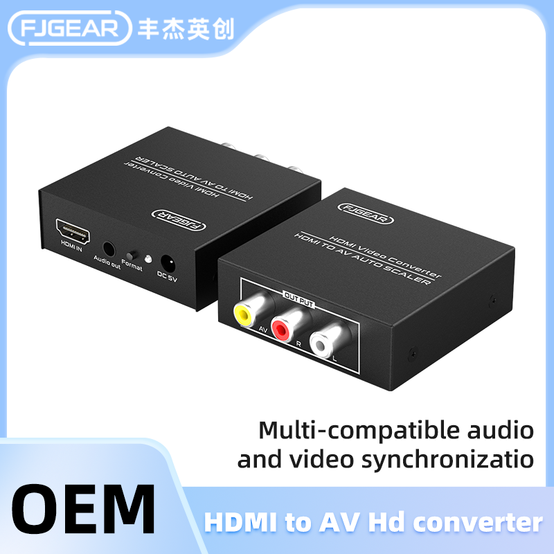 FJ-HA1308 HDMI To AV(CVBS/RCA) Converter