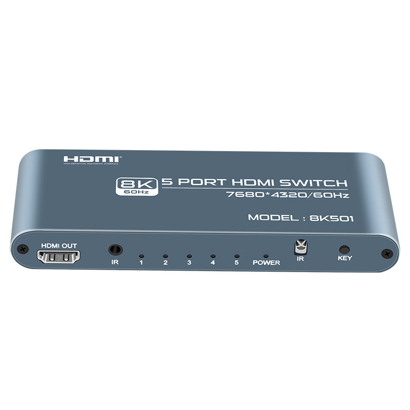 FJGEAR FJ-8K501 8K Ultra HD 5 in 1 out 5 port HDMI2.1 Switch